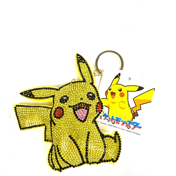 Sparkly Pikachu Rhinestone Keychain – Pokémon - Picture 8 of 9